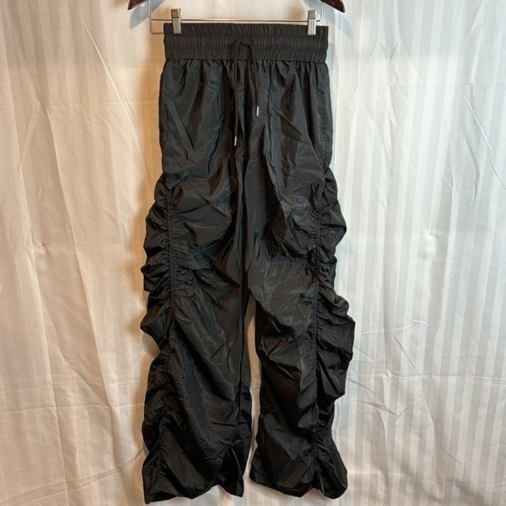 Y2k Kpopstyle Style Gathered Drawstring Wide Leg Cargo‎ Pants Size S - Picture 6 of 16